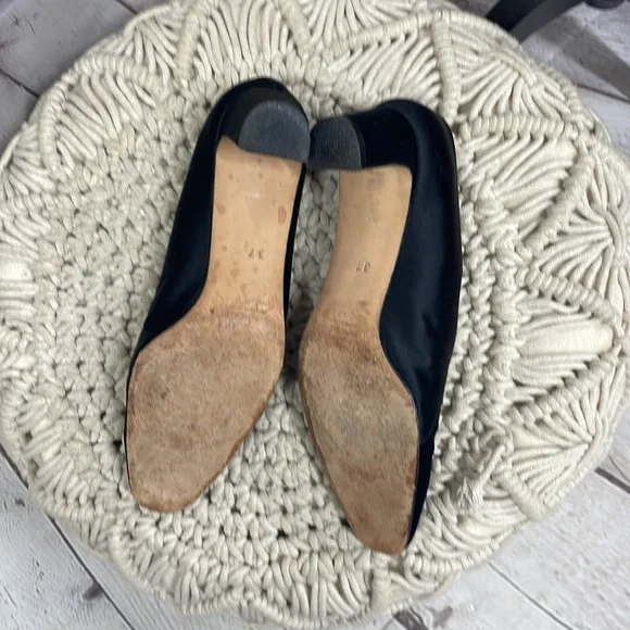 Pancaldi suede satin vintage pumps made in Italy size 37 - Picture 7 of 9